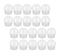 HOLIDYOYO DIY Snow Globe Water Globe 20pcs 150ml Water Globe Clear with Screw Off Cap Plastic Empty Snow Globe Make Your Own Snowglobe for DIY Crafts Easter Home Decoration