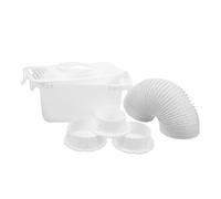 HOLIDYOYO Dryer Vent Connector Kit for Indoor Venting Sealing Hose Connector Practical Vent Plate for Drying Machine