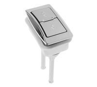 HOLIDYOYO Dual Flush Toilet Water Tank Button Square Push Button for Toilet Flush Valve Accessories Easy Install Leak Compatible with Models Water Saving Bathroom Replacement