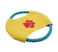HOLIDYOYO Durable Bite Resistant Soft Pet Flying Disc for Dog Training Eco Friendly Lightweight Throwing Disc for Golden Retriever Samoyed Puppies Indoor Outdoor Fetch Play Random Color