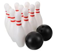 HOLIDYOYO Educational Plastic Bowling Set for Interactive Bowling Game with Large Balls and Pins Indoor Outdoor Motor Skills Development and Hand Eye Coordination Enhancer