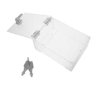 HOLIDYOYO Emergency Lockable Acrylic Outlet Cover Box for 86 Type Switches - Waterproof Socket Protector with Key for Nursery and Office Environments