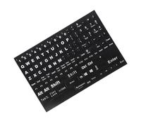 HOLIDYOYO English Keyboard Letter Stickers Replacement for Laptop Desktop Computer Easy to Apply and Remove Keyboard Layout Labels Practical Computer Accessories