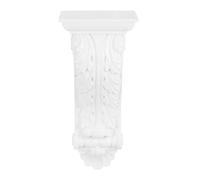 HOLIDYOYO European Style Carved Corbel Decorative Applique for Home Living Abs Material Elegant Corner Trim Wall Art Ornament Classic Beam Support Accent