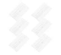 HOLIDYOYO Fire Alarm Break Glass Replacement Cover 6pcs Scratch Resistant Glass Panel for Emergency Manual Call Points in Commercial Buildings