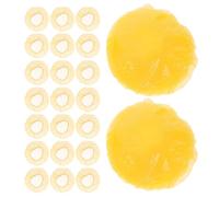 HOLIDYOYO Fire Alarm Dust Covers Yellow Detector Protection 50pcs for Plastic Reusable Caps Compatible with Fire Alarm Systems, for Construction and Installation Use