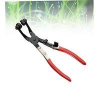 HOLIDYOYO Flexible Hose Clamp Pliers with Swivel Flat Band for Auto Repair High Carbon Steel Construction Rubber Grip Handles Compact Design for Radiator Hose Clip Removal and Installation