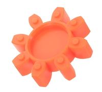 HOLIDYOYO Flexible Rubber Plum Shape Coupling Pad for Machine Fittings Jaw Coupling Cushion with Vibration Absorption and Noise Reduction Elastic Spider Insert for Smooth Mechanical