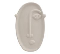 HOLIDYOYO Flower Arranging Vase Stylish White Ceramic Creative Long Face Design Dried Flower Vase Details for Indoor Decoration and Home Use for Chic Home Interiors