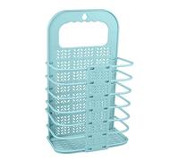 HOLIDYOYO Foldable Wall Mounted Storage Basket Small Sundries Organizer Lightweight Plastic Fruit Vegetable Holder for Home Laundry and Kitchen Space Saving