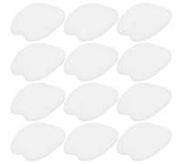 HOLIDYOYO Foot Pads for Heels 9 Pairs Felt Material White self-Adhesive Tongue Cushions for Athletic Footwear