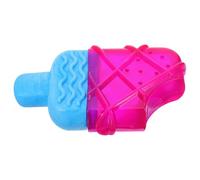 HOLIDYOYO Freezable Puppy Teething Chew for Dogs, Pink Ice Pop Shape Cooling Dog, Interactive Freeze Treat for Teething Relief and Outdoor Play