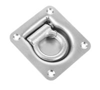 HOLIDYOYO Galvanized D Ring Tie Down Anchor Heavy Duty Truck Lashing Ring Floor Mount for Trailer Cargo Control and Securing Loads