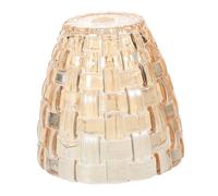 HOLIDYOYO Glass Lampshade Candle Holder Cover Durable Versatile Aroma Lamp for Table Lamp Bedroom and Living Room Decor Stylish Vintage Touch Easy to Clean