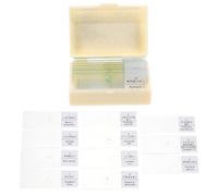 HOLIDYOYO Glass Microscope Slides for Basic Biological Science Education and Labs with Well Polished Smooth Edges for College Students and Biology Class Props