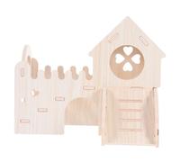 HOLIDYOYO Hamster House Maze and Climbing Ladder for Animals Like Mice and Rats Providing Playground for Hiding and Playing