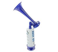 HOLIDYOYO Handheld Air Horn Pump for Sports Events and Boating Loud Manual Operated Noisemaker for Football Games Parties and Outdoor Celebrations Blue Sports Game Cheer Horn