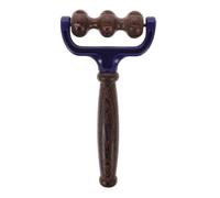 HOLIDYOYO Handheld Wooden Massage Roller with Trigger Point Balls for Deep Tissue Muscle Relief Ergonomic Chicken Wing Design for Back Feet Face Body Therapy Portable Manual Muscle Roller