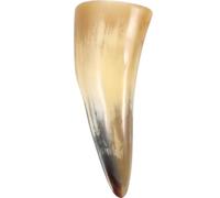 HOLIDYOYO Handmade Viking Ox Horn Cup Unique Medieval Style Drinking Mug for Wine Beer Horn Decor for Cosplay Photo Props Friends Family