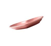 HOLIDYOYO Heart Shaped Ceramic Plate Food Safe Dessert and Fruit Serving Dish for Home Restaurants Hotels Multipurpose Household Salad and Snack Tableware in Pink