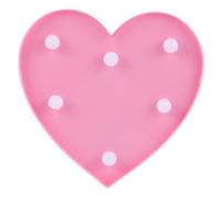HOLIDYOYO Heart Shaped LED Night Light for Home Decor Romantic Party and Wedding Ornament Portable Battery Operated Desktop Lamp with High Brightness and Warm Glow Compact and Lightweight