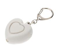 HOLIDYOYO Heart Shaped Personal Alarm Keychain with LED Light for Self Loud Emergency Security Siren for Safety Portable Wolf Equipment for Students and Seniors