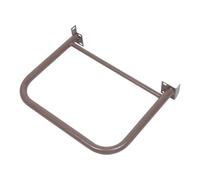 HOLIDYOYO Heavy-Duty Janitorial Cart Handrail Replacement, Metal Cleaning Trolley Handle with Trash Bag Holder for Housekeeping and Laundry Utility Carts