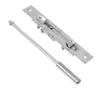 HOLIDYOYO Heavy Duty Stainless Steel Hidden Door Latch Bolt with Concealed Anti-Theft Design for Fireproof Doors Windows and Gates Easy Installation for Home Business Security