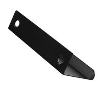 HOLIDYOYO Hidden Drawer Pull Handle Matte Black Aluminum Alloy Back Mount Finger Edge Pull for Cabinets Wardrobes Kitchen Cupboards Easy Install Space-Saving Concealed Hardware with Sleek