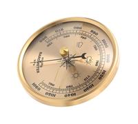HOLIDYOYO High Precision Dial Type Barometer for Home with Classic Metal Frame, Easy to Read Dial, and Highly Accurate Air Pressure Readings, Suitable for Indoor and Kitchen Use