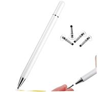HOLIDYOYO High Precision Stylus Pen for Tablets and Mobile Phones Touchscreen Pen with Transparent Disc Tip No Charging Required Magnetic Protective Cap Includes Replacement Nibs Compatible