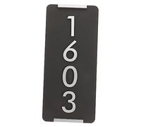 HOLIDYOYO House Number Plaque Address Sign for Doors Mailboxes Offices Hotels Weather Resistant Vertical Installation Practical Outdoor Address Plaques for Home and Public Spaces