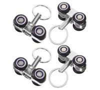 HOLIDYOYO Infusion Track Pulley Accessories 4pcs Metal Small Rollers for Hospital Infusion Stand in Healthcare Environment