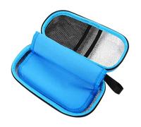 HOLIDYOYO Insulin Cooler Travel Case Portable Insulin Organizer with Insulation for Diabetes Supplies Reusable Cooling Bag for Easy Storage Compact Design for Travel and Business Trips Blue