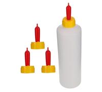 HOLIDYOYO Lamb Feeding Bottles Goat Milk Bottle Set Newborn Bottles Pacifier for Farm Home Easy Cleaning Design