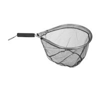 HOLIDYOYO Large Fishing Catcher Net with Elastic Lanyard Portable Fish Trap Basket for Freshwater Lakes Rivers and Boats Suitable for Catch and Release Fly Fishing