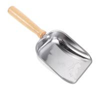 HOLIDYOYO Large Stainless Steel Pet Feeding Spoon with Ergonomic Handle for Dogs Cats and Pets Multi-purpose Food Scoop for Wet Dry Formula Scoop for Home
