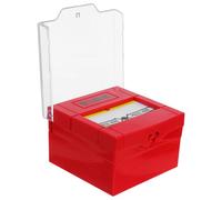 HOLIDYOYO Manual Fire Alarm Button Resettable Emergency Control Call Point with Red Dual Blade for Household and Business Fire Safety Alarm Systems