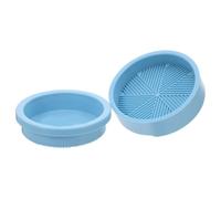 HOLIDYOYO Manual Grain Peeler Husk Peeling Tool Plastic Rice Huller Tray with Round Grain Milling Plates Manual Cereal Huller for Rice Processing for Home Use