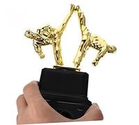HOLIDYOYO Martial Move Taekwondo Trophy Cup Realistic Award for Party Competition Ceremony with Base Decorative Prize