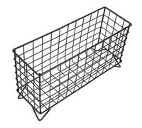 HOLIDYOYO Metal Rabbit Hay Feeder Rack for Small Pets Smooth Surface Space-saving Household Feeder for Guinea Pigs Bunnies Chinchillas Convenient Slow Feeding Cage Accessory Black