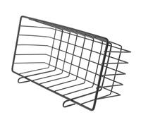 HOLIDYOYO Metal Wire Hay Rack Feeder for Rabbits and Small Animals Medium Black Cage-mount Rack Reduces Waste Smooth Safe Surface Bunny and Guinea Pig Supply Accessory