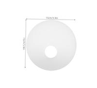 HOLIDYOYO Milky White Frosted Glass Globe Light Shade Fitter Opening Replacement Lampshade for Pendant Chandelier Table Lamp Versatile Vintage Design Enhancing Warm Ambiance and Soft Light