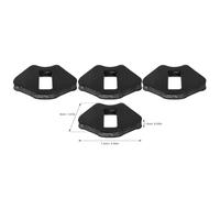 HOLIDYOYO Motorcycle Wheel Damper 8pcs Rubber Black Rear Wheel Buffer Block with Easy Installation for Motorcycle Brands and Models Dirt Bike Hub Bushing Accessory