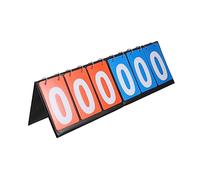 HOLIDYOYO Multifunctional Portable Flip Scoreboard for Sports Games Lightweight Score Keeper for Basketball Table Tennis Volleyball with Red Blue Display