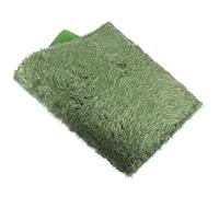 HOLIDYOYO Natural-looking Fake Lawn Reptile Accessory Mat Made of Cotton for Bearded Dragon Accessories and Turtle Terrarium Bedding, Artificial Grass Floor for Reptiles