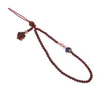 HOLIDYOYO Natural Mobile Phone Strap Lightweight Beaded Wrist Chain Hanging Rope Decoration for Students and Adults Pendant Style Accessory