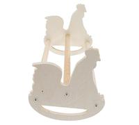 HOLIDYOYO Natural Wood Chicken Perch Stand Safe Roosting Bar for Hens and Poultry Durable Chewable Design for Coop Use Promotes Leg Exercise and Comfort