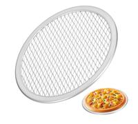 HOLIDYOYO Non-Stick Aluminum Pizza Oven Pan with Perforated for Even Heat Distribution Round Baking Tray Suitable for Gas Electric and Commercial Ovens for Pizza Toast and Cakes