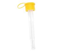 HOLIDYOYO Oil Pipe Gas Cans Gas Can Replacement Spout Gas Can Spout Replacement Gas Can Nozzle Replacement Gas Can Spouts Gasoline Can Spout Replacement Gas Spout Replacement Yellow Plastic
